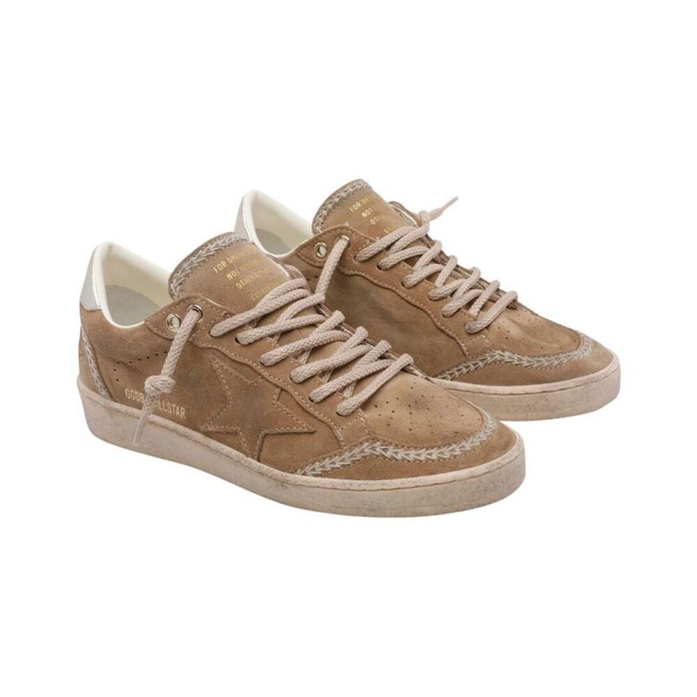 Golden Goose Ball Star Suede Sneaker, Brown